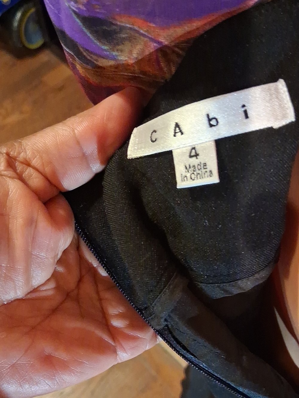 CAbi Black Cropped Knit Flare Pants - Picture 5 of 10